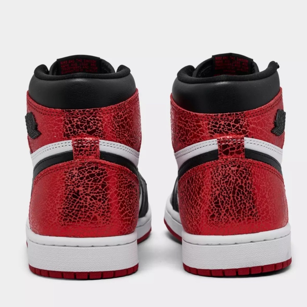 Nike Air Jordan 1 High Red Black White - Picture 4 of 6